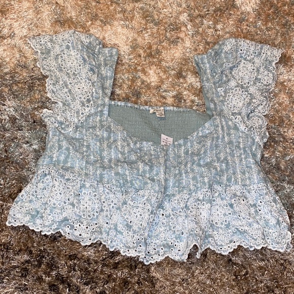 🌼 AE babydoll cropped tank top 🌼 - Picture 1 of 5